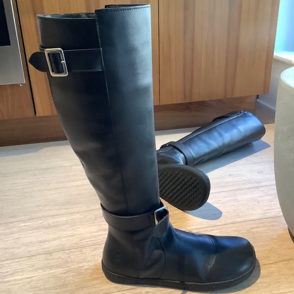 SHAPEN GLAM LEATHER BAREFOOT RIDING BOOT 8 - Picture 4 of 9